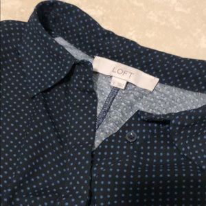 Loft Blouse Polka Dot Size Small
